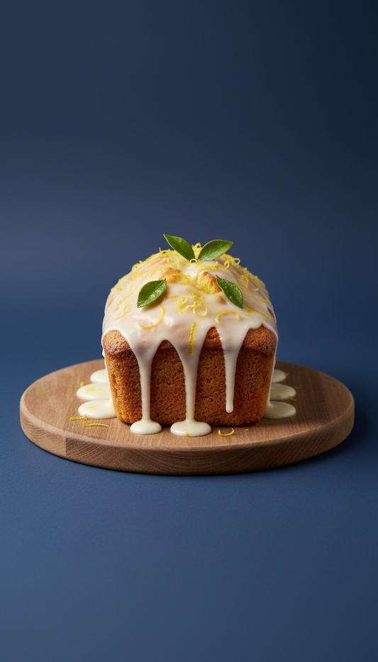 Lemon Drizzle Loaf with Zested Glaze
